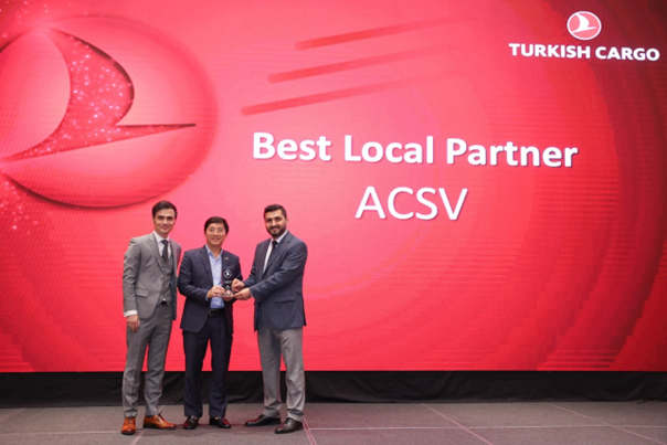ACSV VINH DỰ NHẬN GIẢI THƯỞNG TỪ TURKISH CARGO - HÃNG HÀNG KHÔNG TURKISH AIRLINES